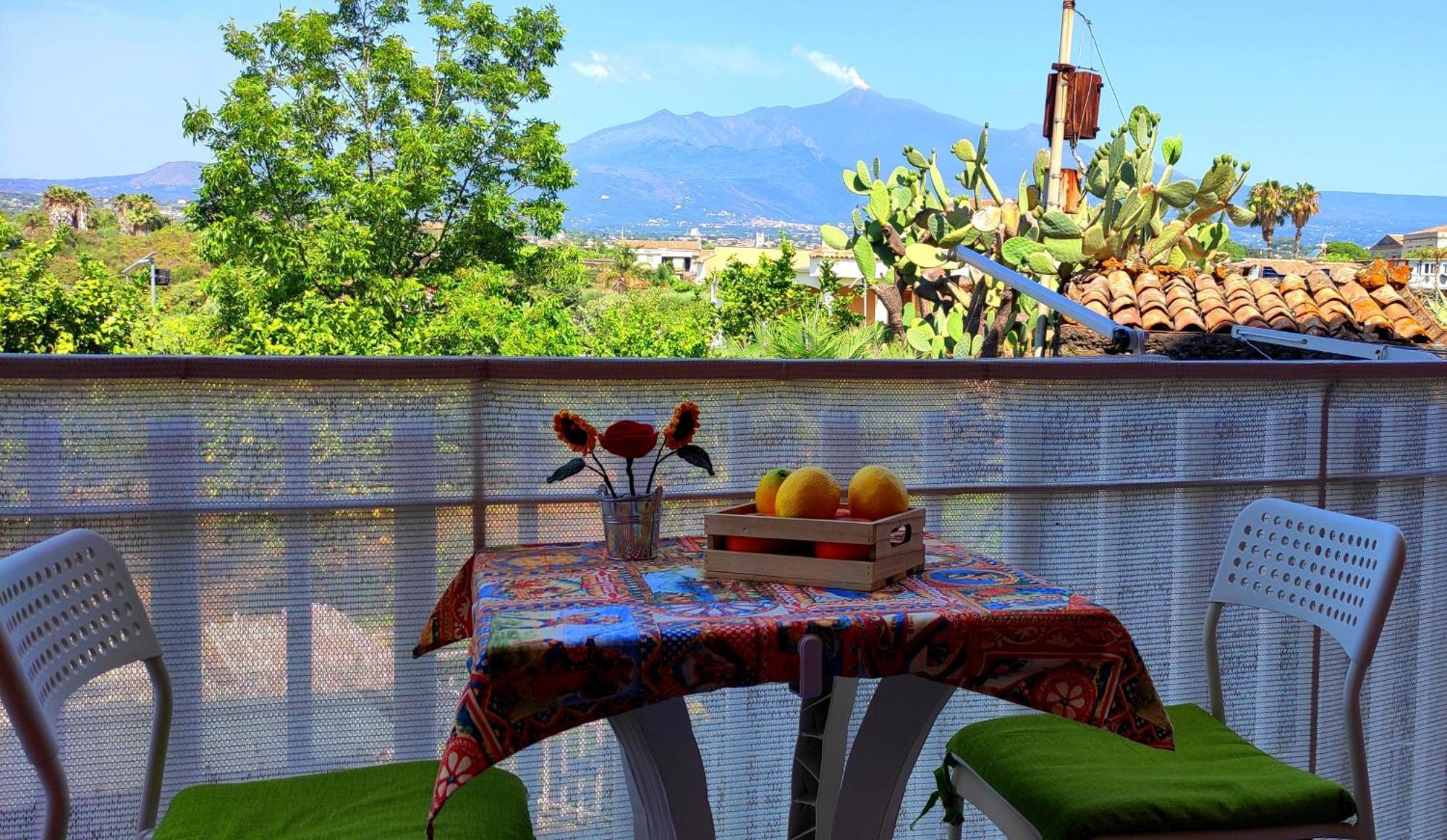 Casa Del Sole Con Vista Sull'Etna A 200 Mt Dal Mare Villa Acireale Luaran gambar